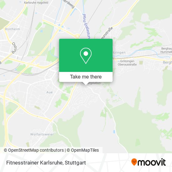 Fitnesstrainer Karlsruhe map