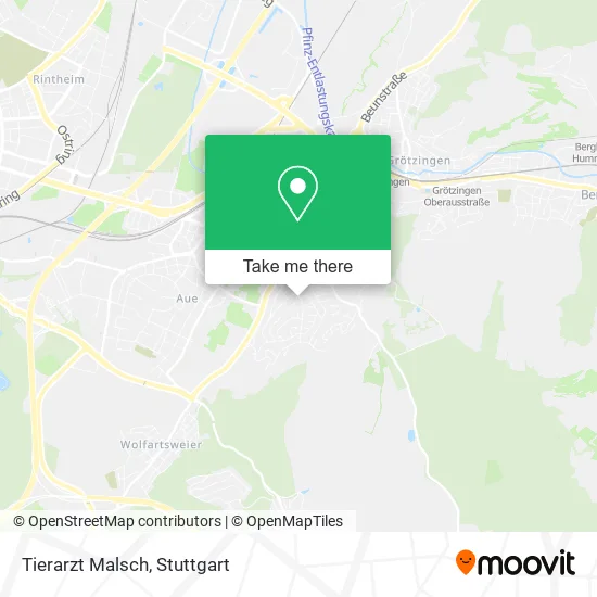 Карта Tierarzt Malsch