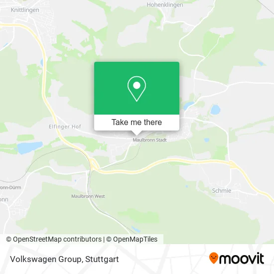 Карта Volkswagen Group