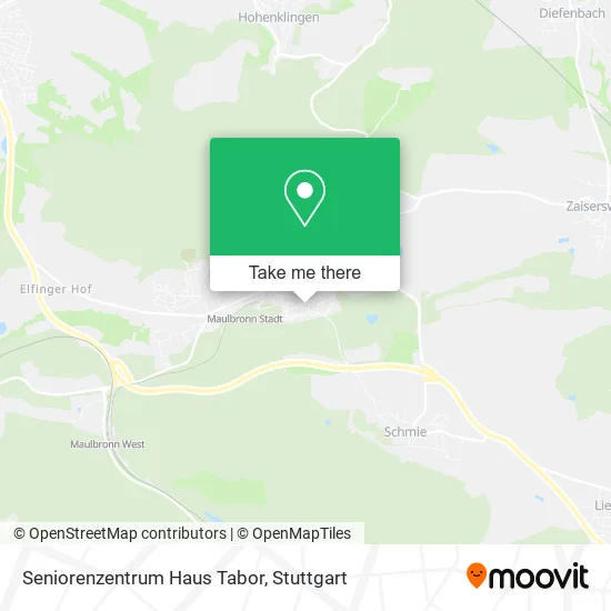 Карта Seniorenzentrum Haus Tabor