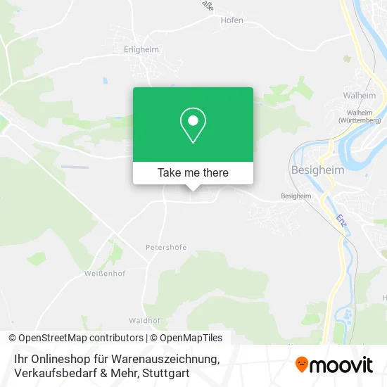 Карта Ihr Onlineshop für Warenauszeichnung, Verkaufsbedarf & Mehr