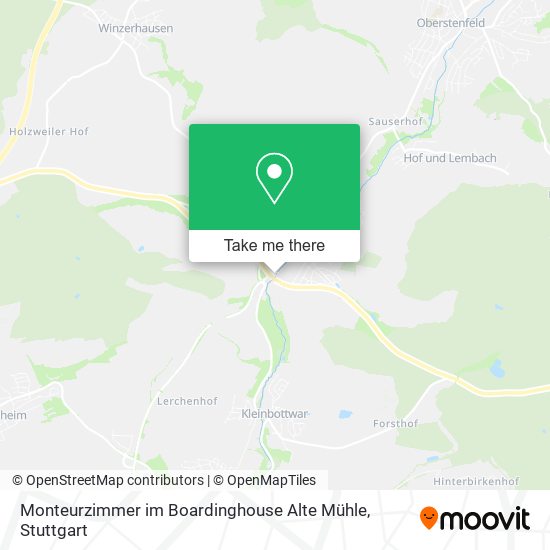 Monteurzimmer im Boardinghouse Alte Mühle map