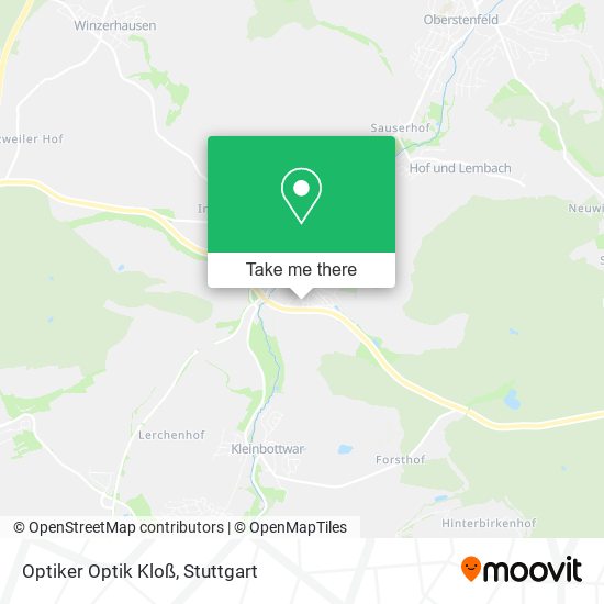 Карта Optiker Optik Kloß