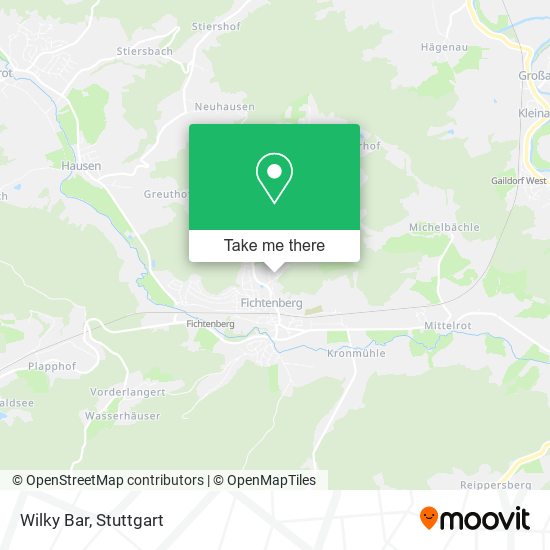 Карта Wilky Bar