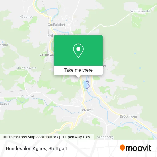 Карта Hundesalon Agnes