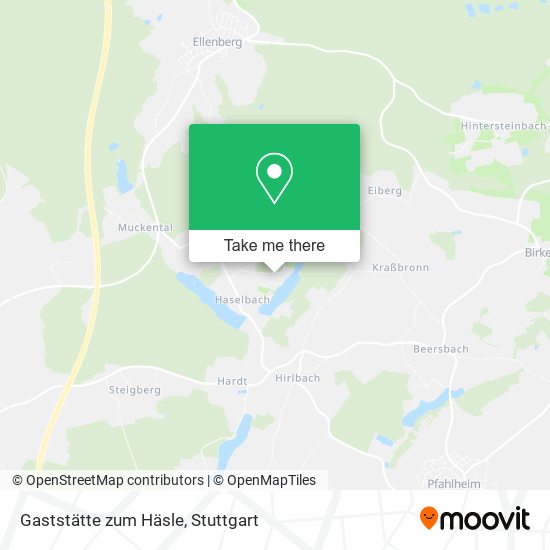 Gaststätte zum Häsle map