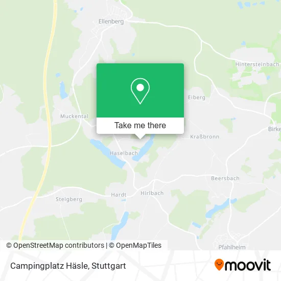 Карта Campingplatz Häsle