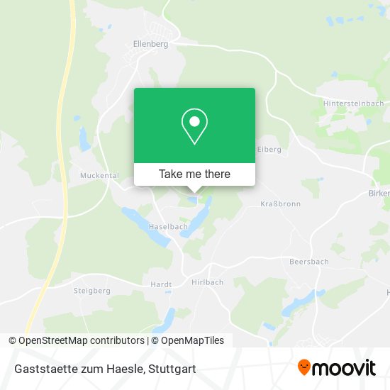 Gaststaette zum Haesle map