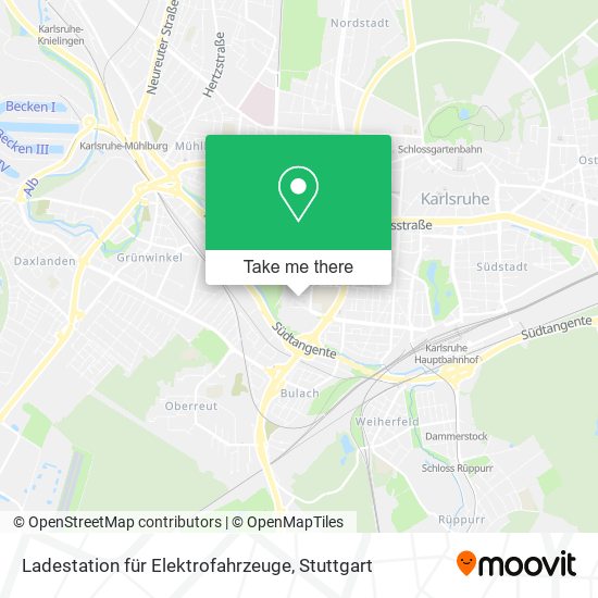 Ladestation für Elektrofahrzeuge map