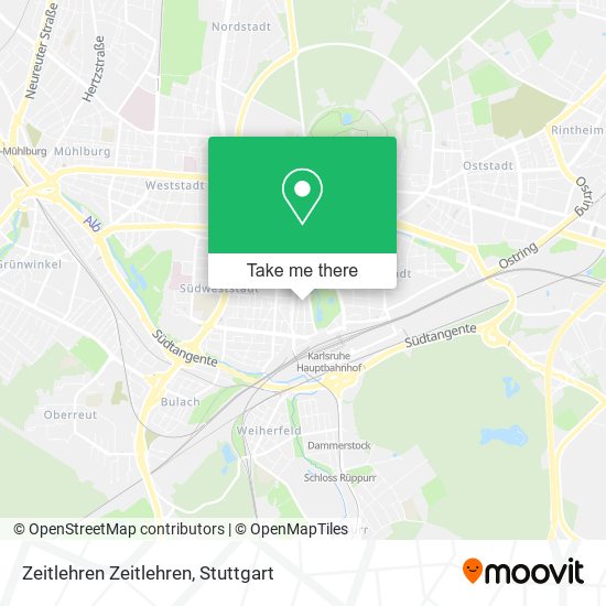 Карта Zeitlehren Zeitlehren