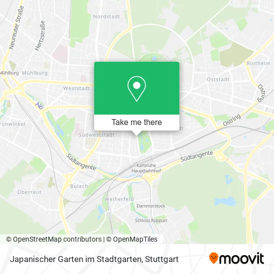 Карта Japanischer Garten im Stadtgarten
