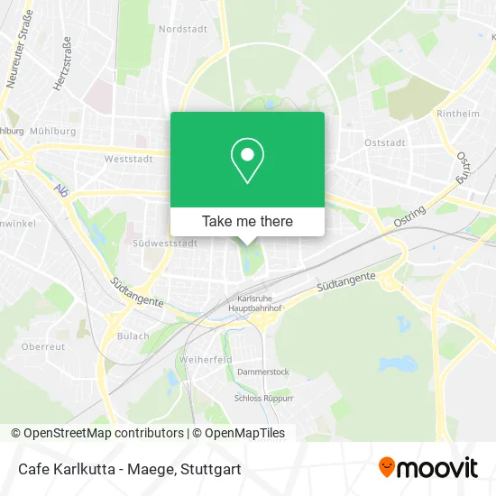 Карта Cafe Karlkutta - Maege