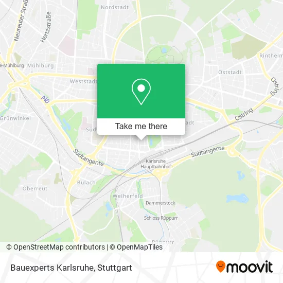 Карта Bauexperts Karlsruhe