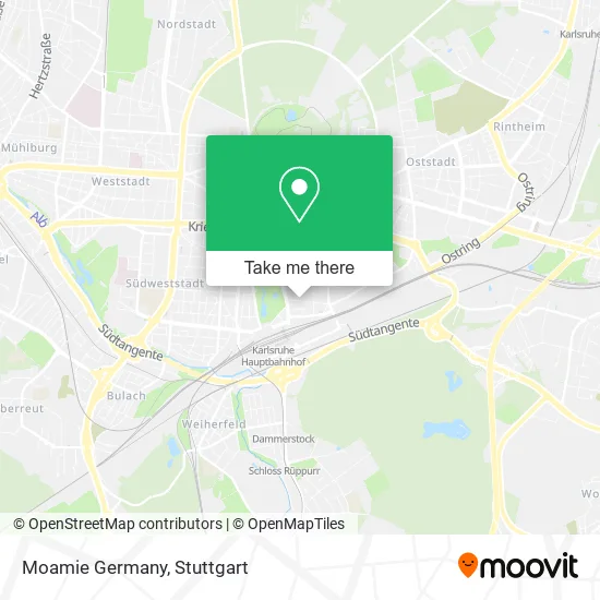 Карта Moamie Germany