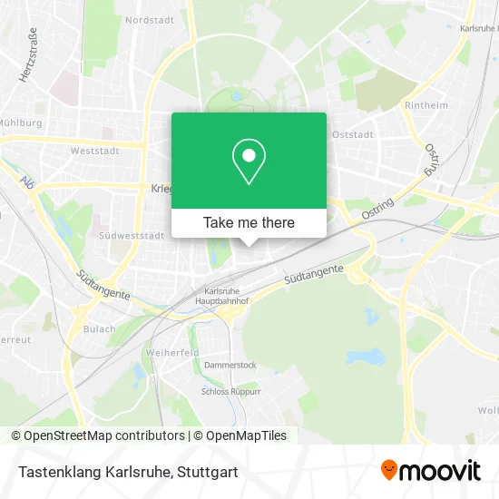 Карта Tastenklang Karlsruhe