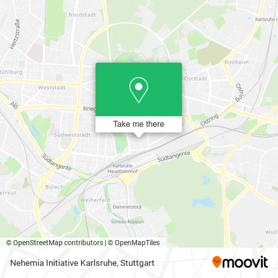 Nehemia Initiative Karlsruhe map