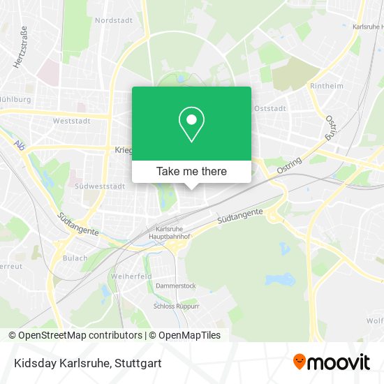 Kidsday Karlsruhe map