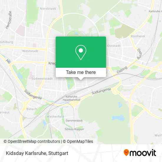 Карта Kidsday Karlsruhe