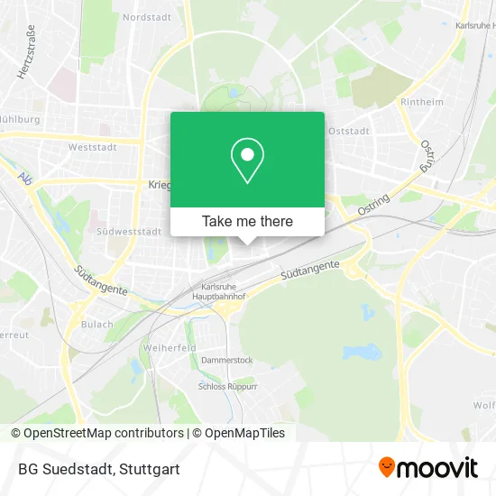 Карта BG Suedstadt