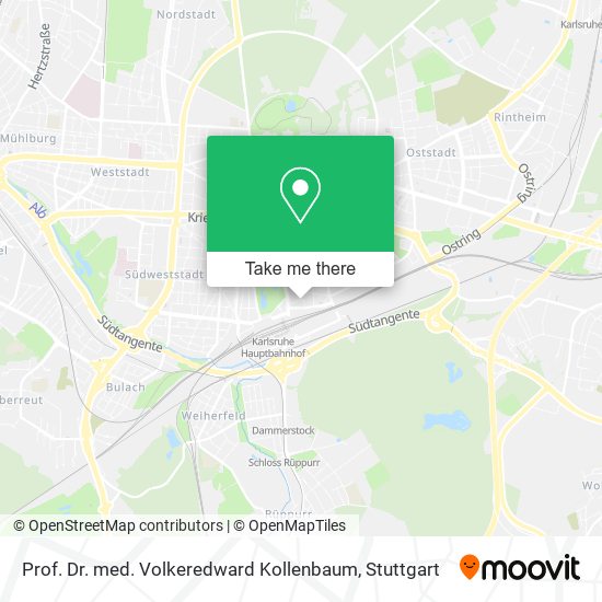 Prof. Dr. med. Volkeredward Kollenbaum map