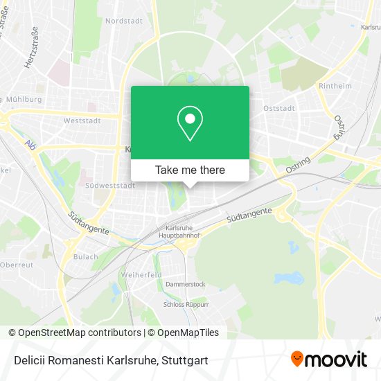 Delicii Romanesti Karlsruhe map
