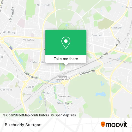 Карта Bikebuddy