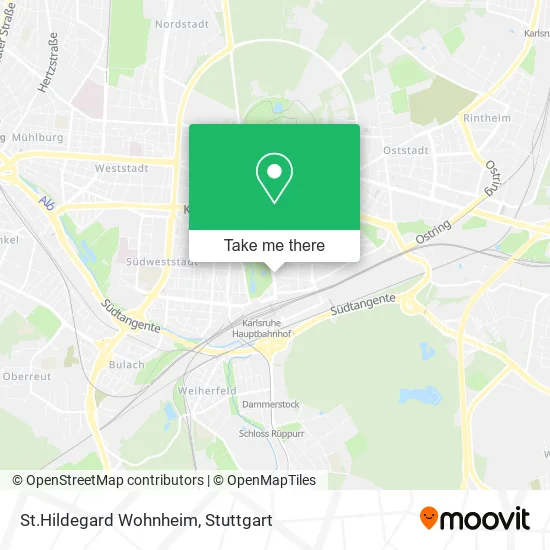 Карта St.Hildegard Wohnheim