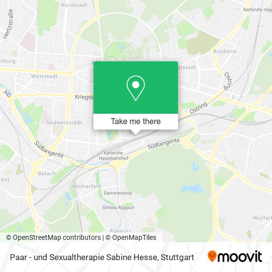 Paar - und Sexualtherapie Sabine Hesse map