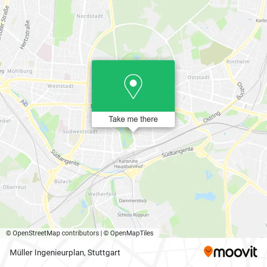 Карта Müller Ingenieurplan