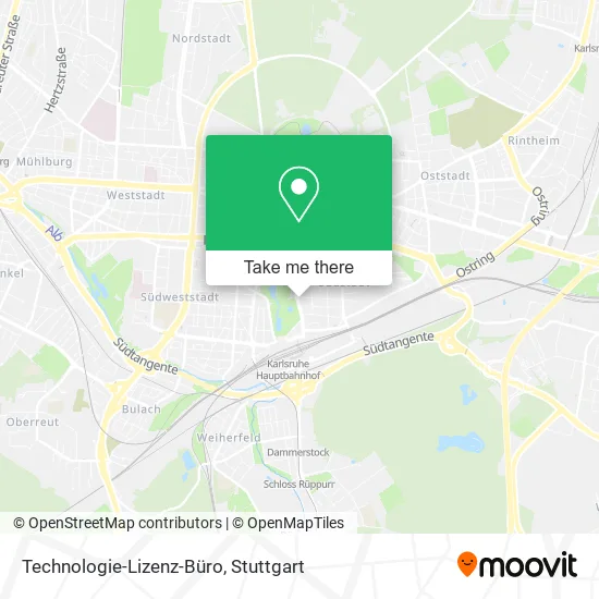 Карта Technologie-Lizenz-Büro