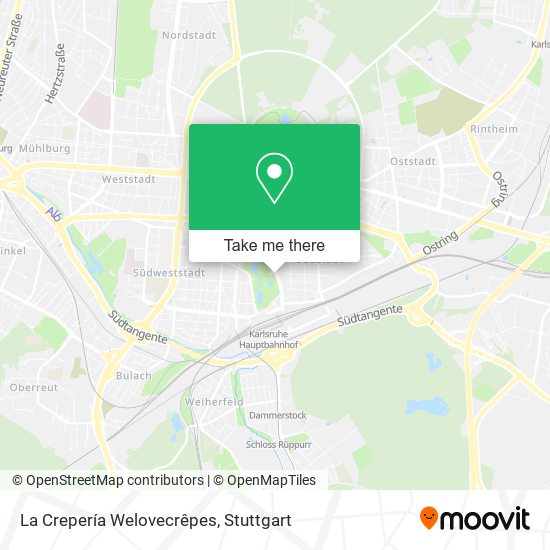 La Crepería Welovecrêpes map