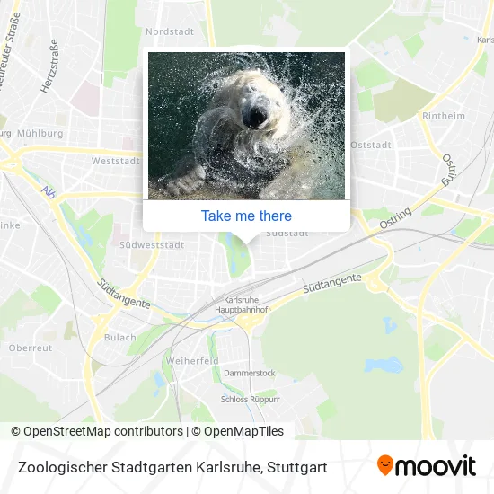 Карта Zoologischer Stadtgarten Karlsruhe