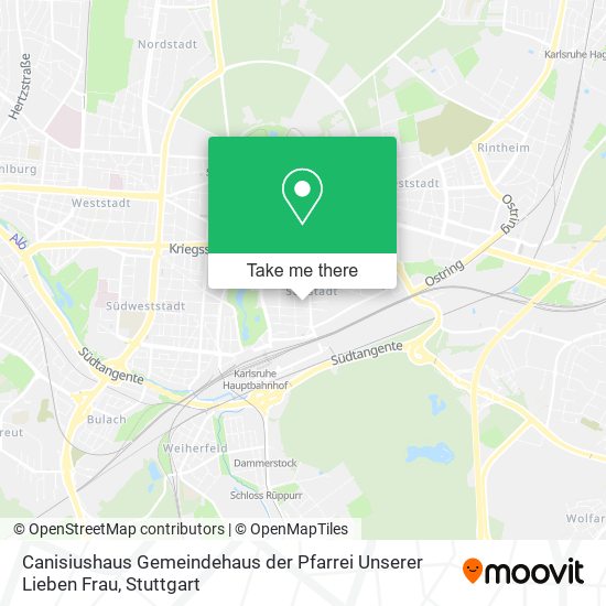 Canisiushaus Gemeindehaus der Pfarrei Unserer Lieben Frau map