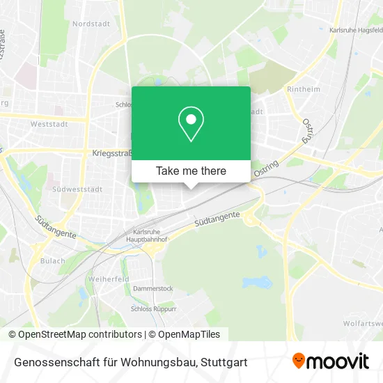 Карта Genossenschaft für Wohnungsbau