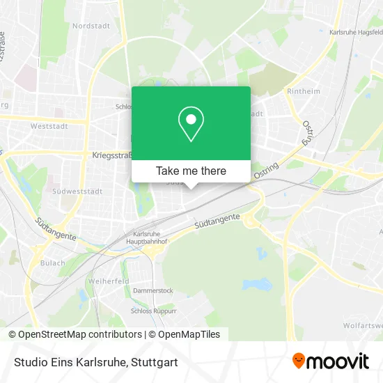 Карта Studio Eins Karlsruhe