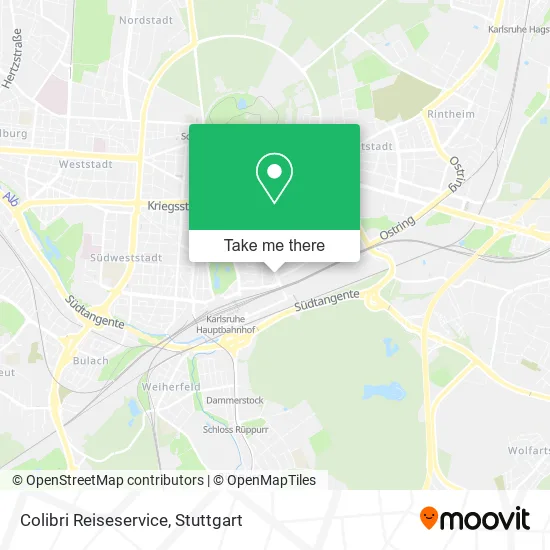 Карта Colibri Reiseservice