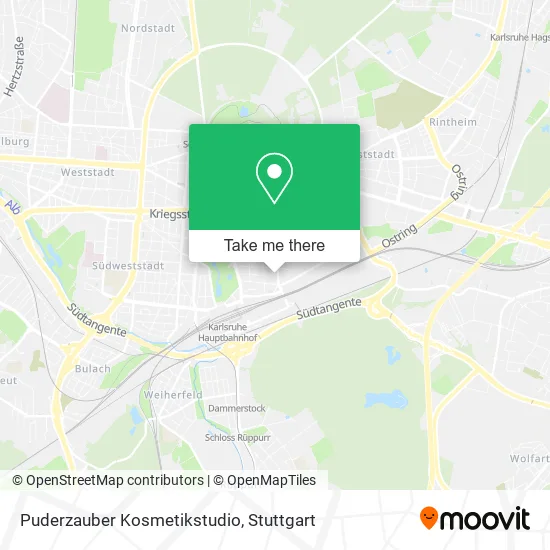 Карта Puderzauber Kosmetikstudio