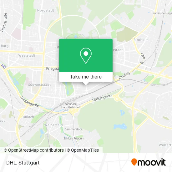 Карта DHL