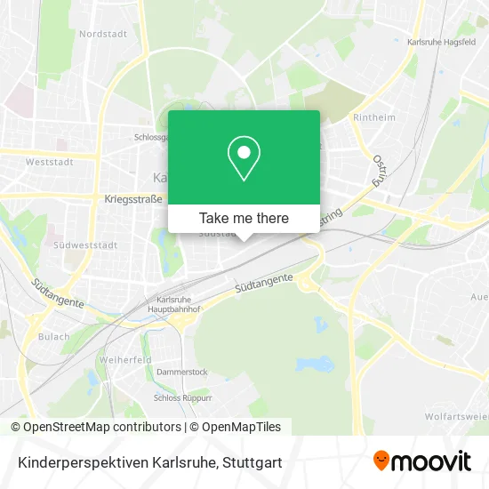 Карта Kinderperspektiven Karlsruhe