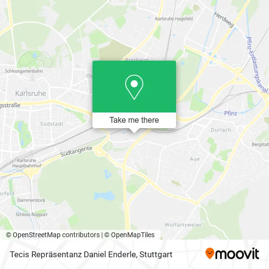 Карта Tecis Repräsentanz Daniel Enderle