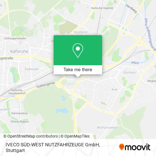 Карта IVECO SÜD-WEST NUTZFAHRZEUGE GmbH
