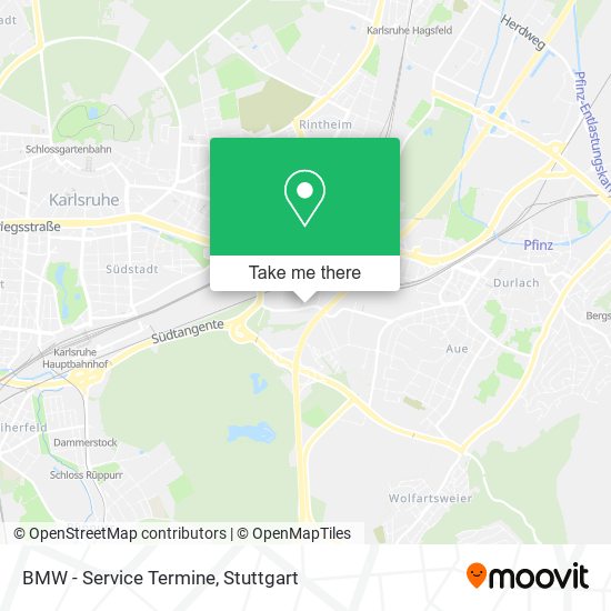 Карта BMW - Service Termine