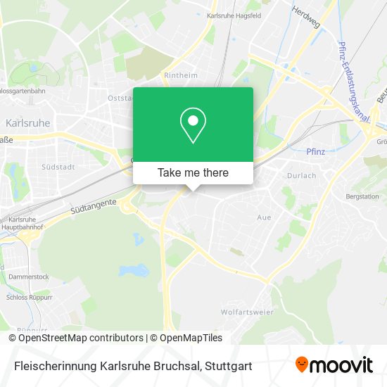 Fleischerinnung Karlsruhe Bruchsal map