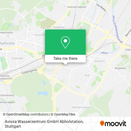 Avissa Wasserzentrum GmbH Abholstation map