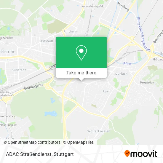 Карта ADAC Straßendienst