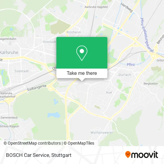 Карта BOSCH Car Service