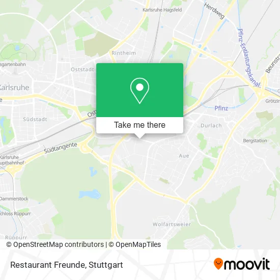 Карта Restaurant Freunde