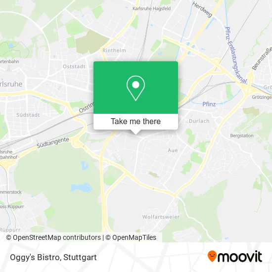 Карта Oggy's Bistro