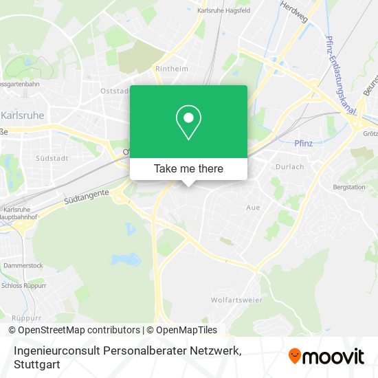 Ingenieurconsult Personalberater Netzwerk map