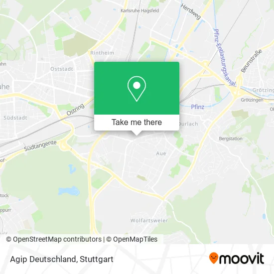 Карта Agip Deutschland